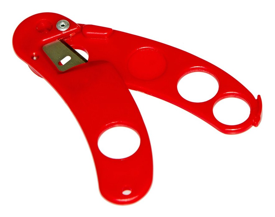 Инструмент для срезания наклейки «Ball teck» (красный) - фото