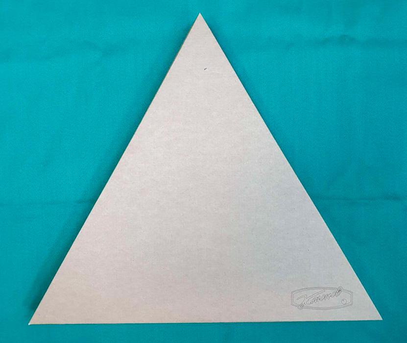 Треугольник для пирамиды «Каюков» резной  в подарочной коробке (чёрный граб, 70 мм) - фото2