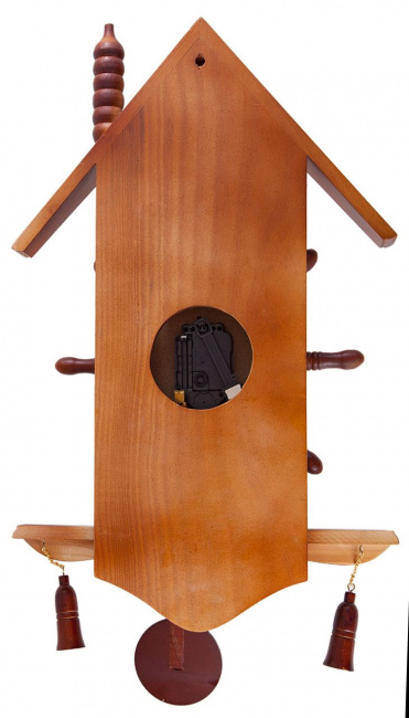 Часы настенные «Избушка» 33 см х 66 см, деревянные - фото8