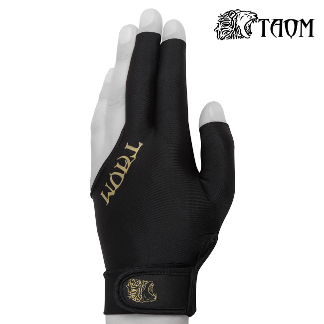 ПЕРЧАТКА TAOM MIDAS BILLIARD GLOVE ЧЕРНАЯ ЛЕВАЯ L - фото2