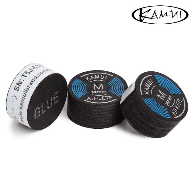 НАКЛЕЙКА ДЛЯ КИЯ KAMUI ATHLETE 14 ММ MEDIUM 1ШТ. - фото