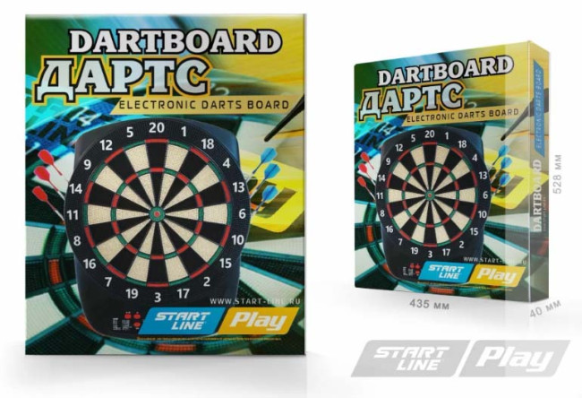 Комплект для игры в электронный дартс Start Line Play Electronic Dartboard - фото5