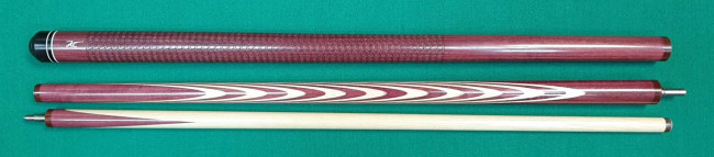 Кий «Каюков Классик» Амарант, гравировка 