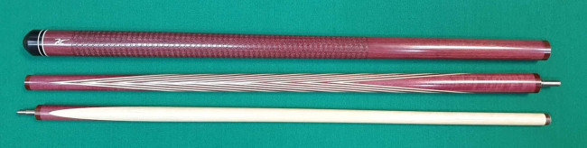 Кий «Каюков Классик» Амарант, гравировка 