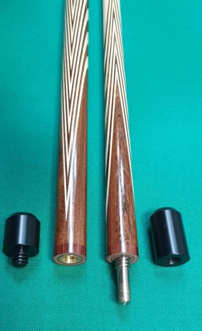 Кий «Каюков Классик» Гуаякан (Эбен коричневый),  гравировка 