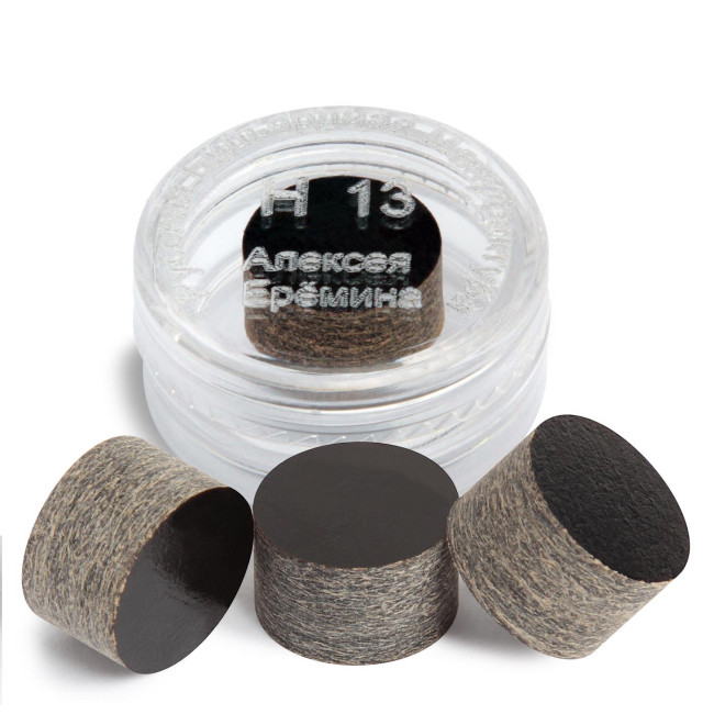 НАКЛЕЙКА ДЛЯ КИЯ А. ЕРЁМИНА РБМ ПИРАМИД 13 ММ HARD 1ШТ. - фото