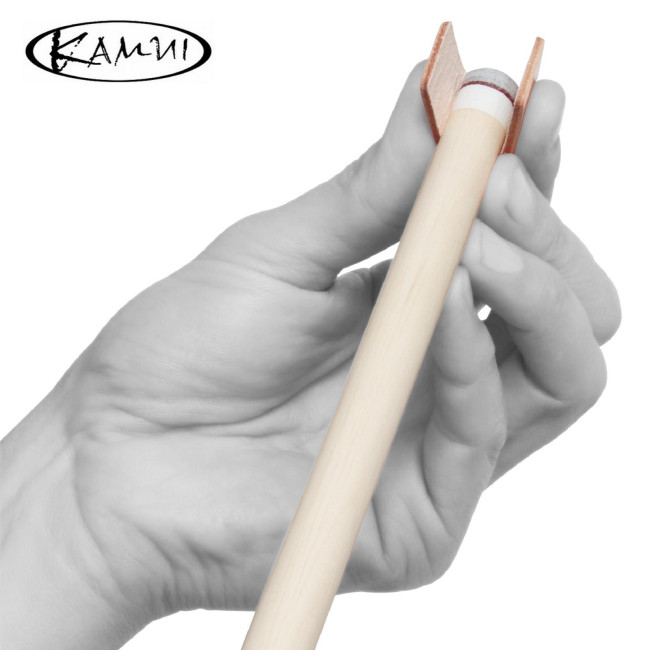 НАБОР ДЛЯ ЗАЩИТЫ БИЛЬЯРДНОЙ НАКЛЕЙКИ KAMUI TIP PROTECTOR +TIP BURNISHER 11.75-14 ММ красный - фото4