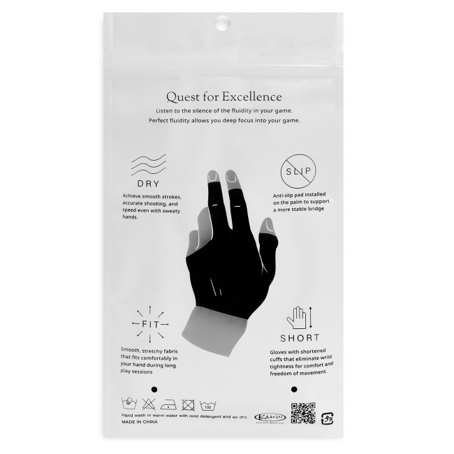 ПЕРЧАТКА KAMUI QUICKDRY SHORT ЧЕРНАЯ ЛЕВАЯ XL - фото5