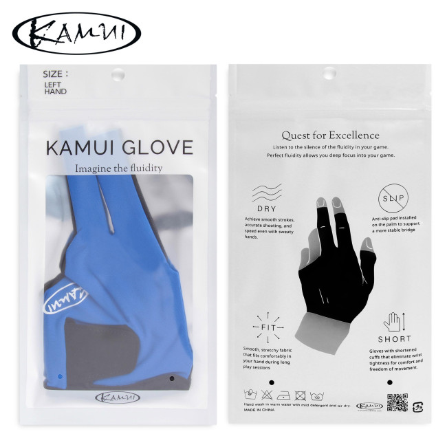 ПЕРЧАТКА KAMUI QUICKDRY SHORT СИНЯЯ/ ЧЕРНАЯ ЛЕВАЯ S - фото4