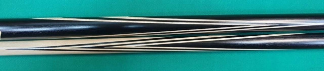 Кий «Каюков Мастер» Чёрный граб, гравировки 