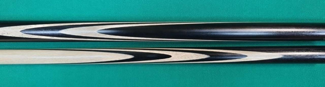 Кий «Каюков Мастер» Чёрный граб, гравировки 