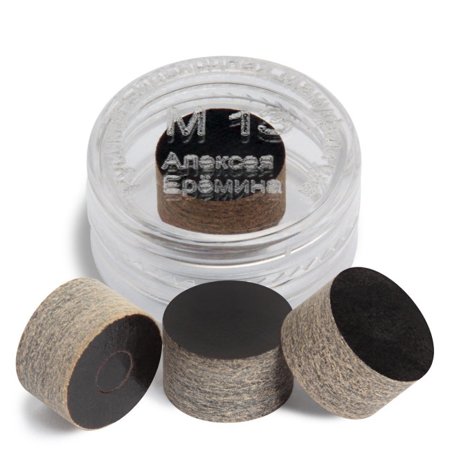 НАКЛЕЙКА ДЛЯ КИЯ А. ЕРЁМИНА РБМ ПИРАМИД 13ММ MEDIUM  1ШТ. - фото