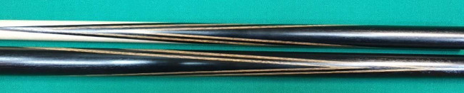 Кий «Каюков Мастер» Чёрный граб/ Хуалиму, гравировка 