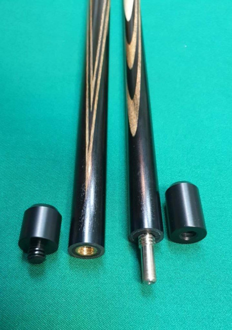 Кий «Каюков Мастер» Чёрный граб/ Хуалиму, гравировка 