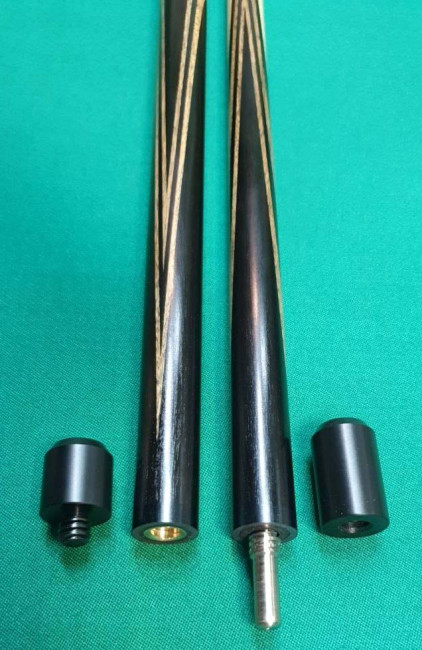 Кий «Каюков Мастер» Чёрный граб/ Хуалиму, гравировка 