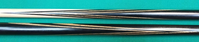 Кий «Каюков Мастер» Чёрный граб/ Хуалиму, гравировка 