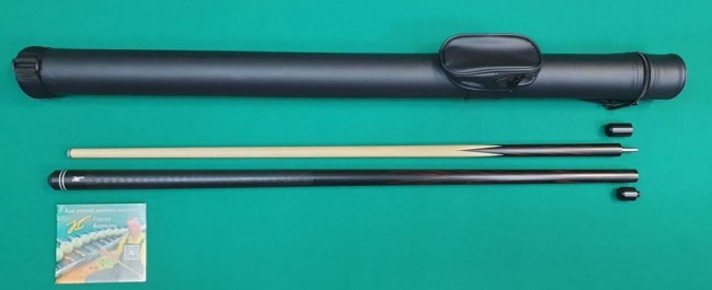 Кий «Каюков Корона» Эбен/ кокобола, гравировка 