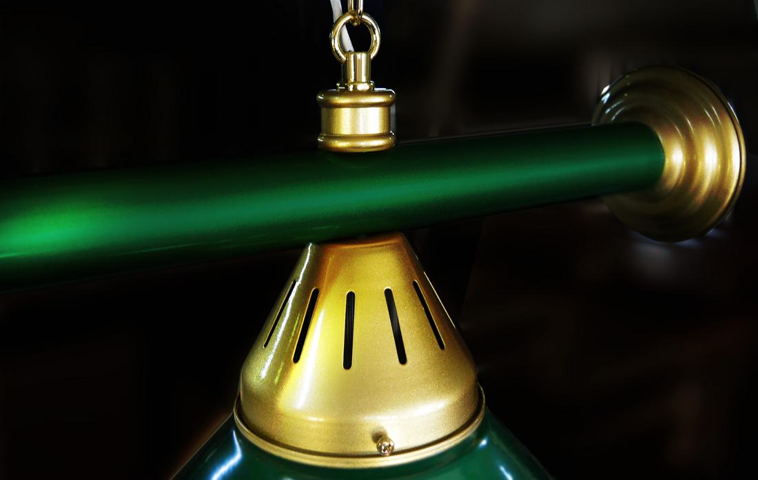 Светильник Startbilliards (2 плафона) зеленый - фото4