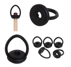 Держатель для кия с резиновой втулкой пластик 12-14 мм