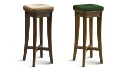 Табурет высокий (ясень) мягкий верх