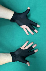 Перчатка (правая) бильярдная Feudor Pro black right XL- фото4