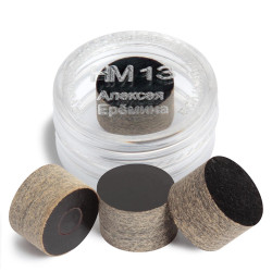 НАКЛЕЙКА ДЛЯ КИЯ А. ЕРЁМИНА РБМ ПИРАМИД 13 ММ MEDIUM/ HARD 1ШТ.- фото