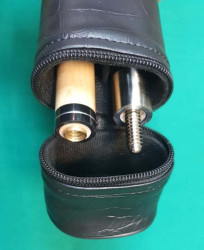 Кий «Sagittarius-10» (Стрелец-10) Русская пирамида 2 части + ТУБУС PLAYER ОВАЛЬНЫЙ 1X1 ЧЕРНЫЙ- фото3