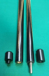 Кий «Каюков Мастер» Чёрный граб/ Хуалиму, гравировка 