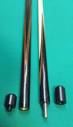 Кий «Каюков Мастер» Чёрный граб/ Сукупира, гравировка 