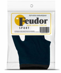 Перчатка-бильярдная Feudor Sport blue XL- фото3