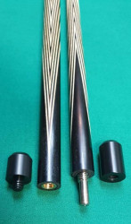 Кий «Каюков Классик» Чёрный граб, наклейка 