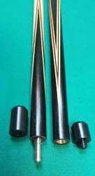 Кий «Каюков Мастер» Чёрный граб/ Хуалиму, гравировка 