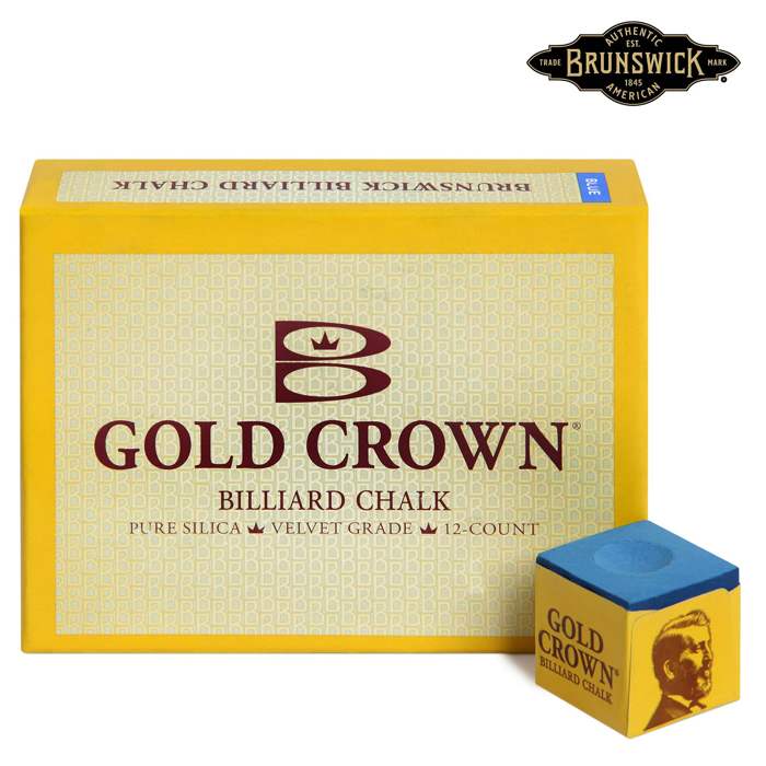 Мел Brunswick Gold Crown Blue США 1 шт. - фото3