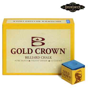 Мел Brunswick Gold Crown Blue США 1 шт.- фото3