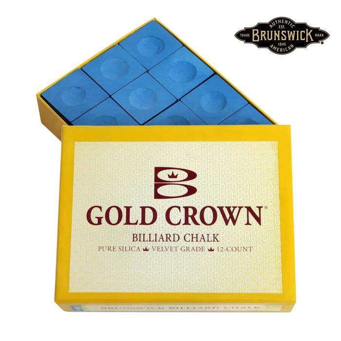 Мел Brunswick Gold Crown Blue США 1 шт. - фото2