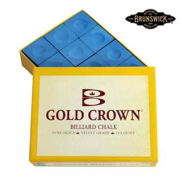 Мел Brunswick Gold Crown Blue США 1 шт.- фото2
