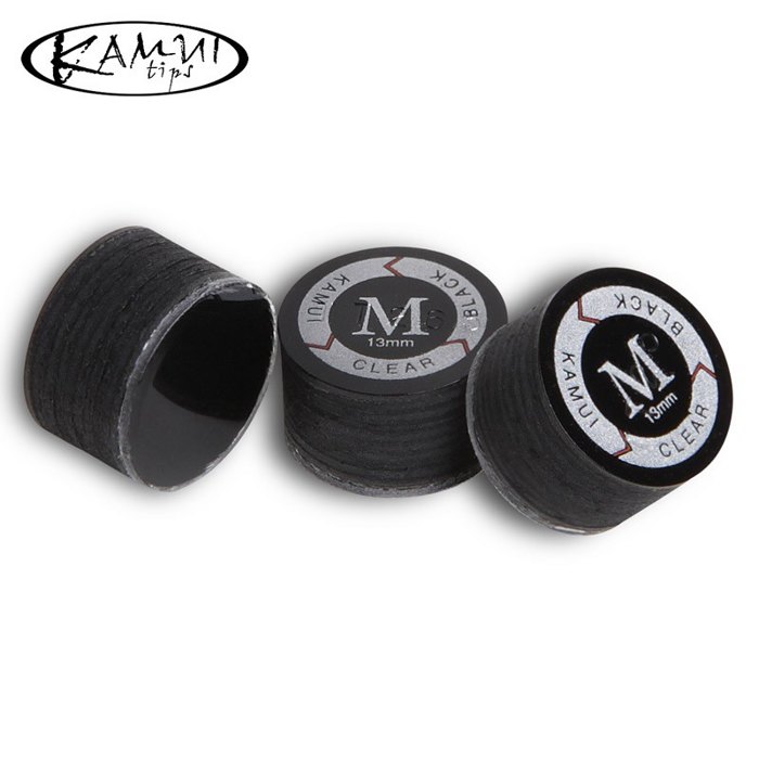 Наклейка для кия Kamui Clear Black 13 мм Medium 1шт. - фото