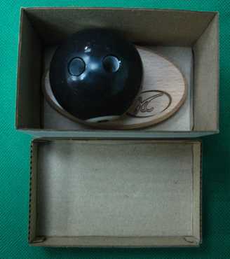 Подставка шар 8 для ручек на овале из бука (скидка 33%)- фото4