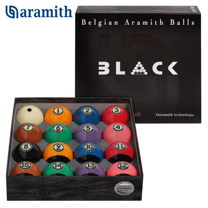 ШАРЫ ARAMITH TOURNAMENT POOL BLACK TV 57,2ММ - фото3