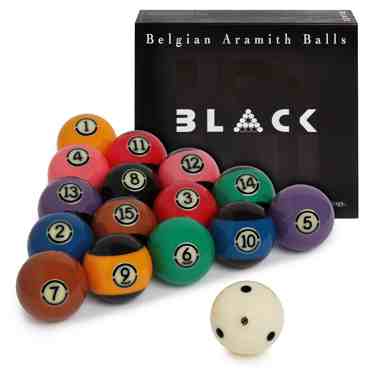ШАРЫ ARAMITH TOURNAMENT POOL BLACK TV 57,2ММ- фото4