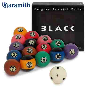 ШАРЫ ARAMITH TOURNAMENT POOL BLACK TV 57,2ММ- фото