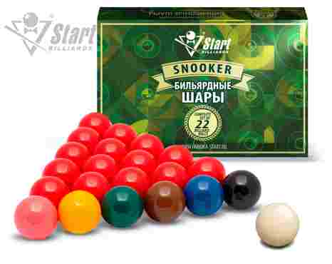 Комплект шаров Start Billiards Snooker 52,4 мм- фото
