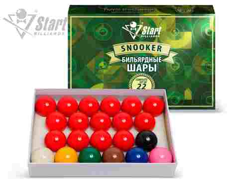 Комплект шаров Start Billiards Snooker 52,4 мм- фото2