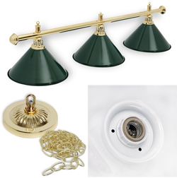 Cветильник бильярдный «Evergreen LUXE» (3 плафона)