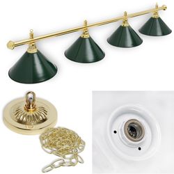 Cветильник бильярдный «Evergreen LUXE» (4 плафона)