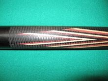 Гравировка "Ромбики" на турняк кия "Каюков", ручная работа