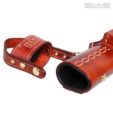 Тубус QK-S Grand Cavalry 1x1 коричневый, натуральная кожа- фото4